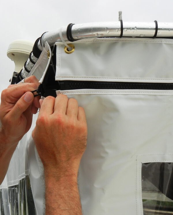 T-Top Weather Enclosure Zips Up Easily ttop-weather-enclosure-zips-up-easily