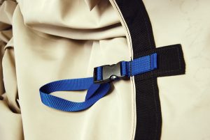 T-top boat cover construction with reinforced webbing